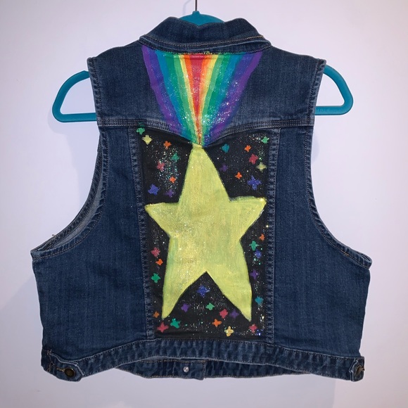 Forever 21 Jackets & Blazers - Gaylaxy diy denim vest